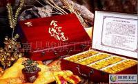 仿紅木金線蓮保健茶包裝木盒 竹木工藝中的高端養生美學